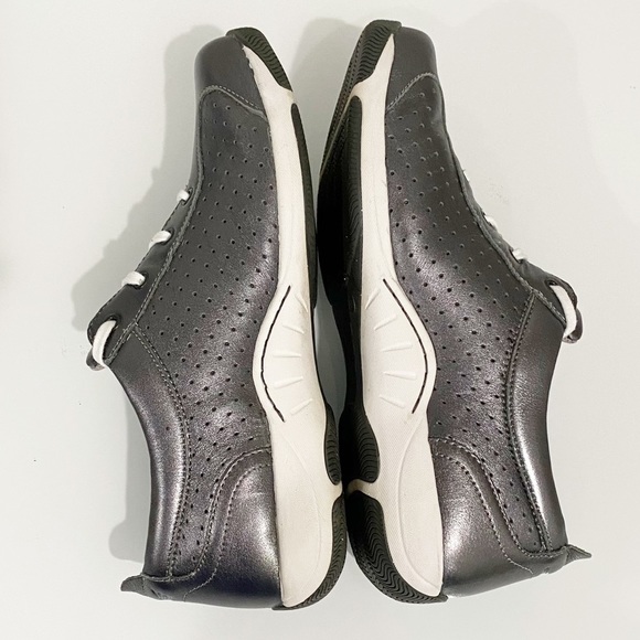 DANSKO Women’s Hillary Leather Sneaker Silver Pewter Comfort Shoe Size 40 - Picture 6 of 14